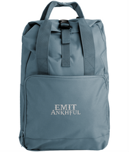 Load image into Gallery viewer, EMIT ANKHFUL Embroidered Twin Handle Roll-Top Backpack
