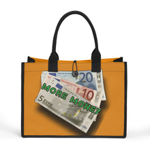 Load image into Gallery viewer, MORE MONEY Standard All-Over Print Canvas Tote Bag(2 layers)