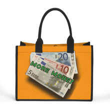 Load image into Gallery viewer, MORE MONEY Standard All-Over Print Canvas Tote Bag(2 layers)
