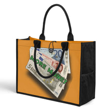 Load image into Gallery viewer, MORE MONEY Standard All-Over Print Canvas Tote Bag(2 layers)