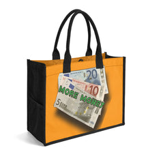 Load image into Gallery viewer, MORE MONEY Standard All-Over Print Canvas Tote Bag(2 layers)