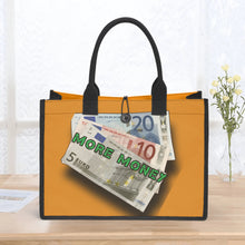 Load image into Gallery viewer, MORE MONEY Standard All-Over Print Canvas Tote Bag(2 layers)