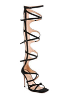 Load image into Gallery viewer, Gossip Strappy Stiletto Heels