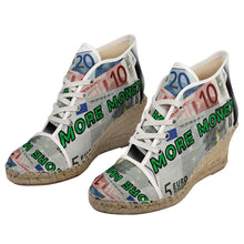 Load image into Gallery viewer, MORE MONEY Ladies Wedge Espadrilles