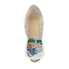 Load image into Gallery viewer, MORE MONEY Ladies Wedge Espadrilles