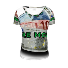 Load image into Gallery viewer, MORE MONEY Ladies Scoop Neck T-Shirt