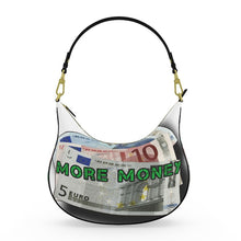 Load image into Gallery viewer, MORE MONEY Curve Hobo Bag