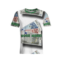 Load image into Gallery viewer, MORE MONEY (Men's All-Over Print Crew Neck T-shirts)