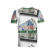 Load image into Gallery viewer, MORE MONEY (Men's All-Over Print Crew Neck T-shirts)