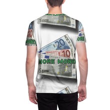 Load image into Gallery viewer, MORE MONEY (Men's All-Over Print Crew Neck T-shirts)