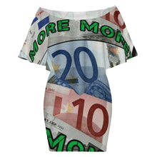 Load image into Gallery viewer, MORE MONEY Women Off-shoulder Shawl Skirt