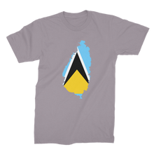 Load image into Gallery viewer, SAINT LUCIA Premium Jersey Adult T-Shirt