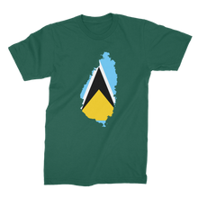 Load image into Gallery viewer, SAINT LUCIA Premium Jersey Adult T-Shirt
