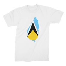 Load image into Gallery viewer, SAINT LUCIA Premium Jersey Adult T-Shirt
