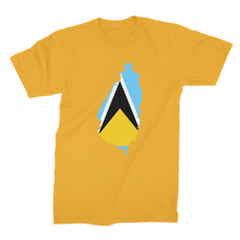Load image into Gallery viewer, SAINT LUCIA Premium Jersey Adult T-Shirt
