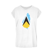 Load image into Gallery viewer, SAINT LUCIA Women's Extended Shoulder T-Shirt XS-5XL