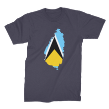 Load image into Gallery viewer, SAINT LUCIA Premium Jersey Adult T-Shirt