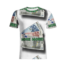 Load image into Gallery viewer, MORE MONEY (unisex All-Over Print Cotton T-shirts)