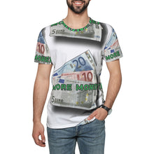 Load image into Gallery viewer, MORE MONEY (unisex All-Over Print Cotton T-shirts)