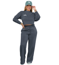 Load image into Gallery viewer, UNIFIED COMBO Sexy two-piece O neck long sleeve