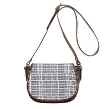 Load image into Gallery viewer, PRECIOUS TIME ( Leather Flap Saddle Bag )