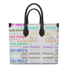 Load image into Gallery viewer, EXCLUSIVELY EXQUISITE (Leather Shopper Bag)