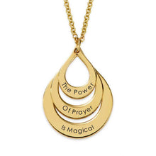 Load image into Gallery viewer, PRAYER (Water Drop Necklace)