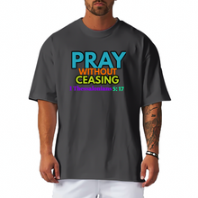 Load image into Gallery viewer, PRAYERFUL (Solid Color Loose Short Sleeve T-Shirt)
