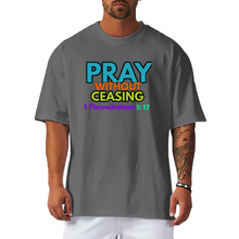 Load image into Gallery viewer, PRAYERFUL (Solid Color Loose Short Sleeve T-Shirt)