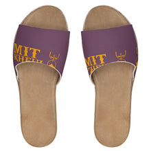 Load image into Gallery viewer, Womens Leather Sliders