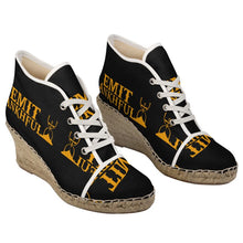 Load image into Gallery viewer, Ladies Wedge Espadrilles