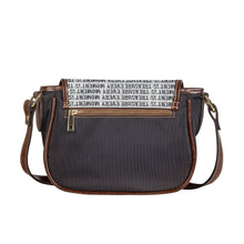 Load image into Gallery viewer, PRECIOUS TIME ( Leather Flap Saddle Bag )