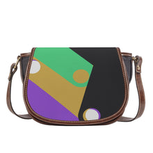 Load image into Gallery viewer, FOUR SEASONS (Leather Flap Saddle Bag)