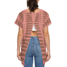 Load image into Gallery viewer, TIME PEACE (Women's Open Back Short-Sleeve T-shirt)