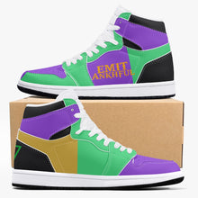 Load image into Gallery viewer, FOUR SEASONS (Black High-Top Leather Sneakers)