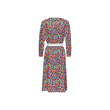 Load image into Gallery viewer, SPRING UP (Women’s ¾ Sleeve Wrap Dress-Heavy Knit white )