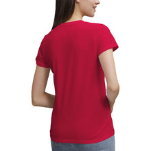 Load image into Gallery viewer, TEA SHIRT(Women's 100% Cotton V‑Neck )