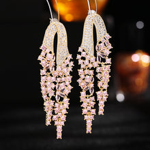 Load image into Gallery viewer, BIJOU SOLITAIRE(French Elegant Long Earrings)