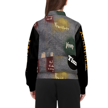 Load image into Gallery viewer, BOLD WORLD (Women's Light Bomber Sports Jacket)