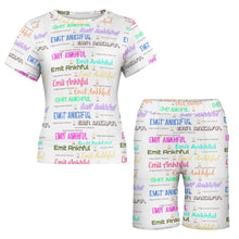 Load image into Gallery viewer, PLUM CONTOUR (Large short sleeved Shorts Set)