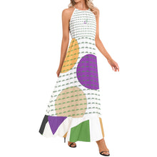Load image into Gallery viewer, EXCLUSIVELY EXQUISITE (Ruffle Hem Halter Neck Maxi Dress)