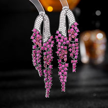 Load image into Gallery viewer, BIJOU SOLITAIRE(French Elegant Long Earrings)