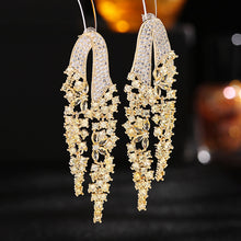 Load image into Gallery viewer, BIJOU SOLITAIRE(French Elegant Long Earrings)