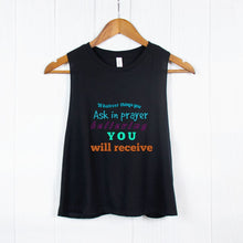 Load image into Gallery viewer, RECIEVE TREASURE (Bella Canvas Racerback Cropped Tank)