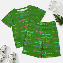 Load image into Gallery viewer, PLUM CONTOUR (Large short sleeved Shorts Set)