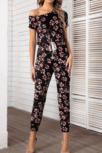 Load image into Gallery viewer, JUMPER ROMPER Asymmetrical Neck Short Sleeve Jumpsuit