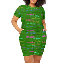 Load image into Gallery viewer, PLUM CONTOUR (Large short sleeved Shorts Set)