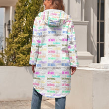 Load image into Gallery viewer, WATER PROOF (Women's Full Print Long Trench Coat)