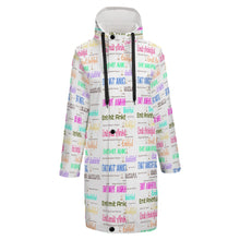 Load image into Gallery viewer, WATER PROOF (Women's Full Print Long Trench Coat)