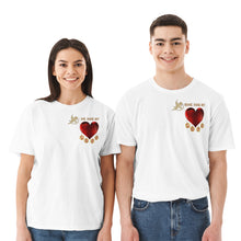 Load image into Gallery viewer, TEA SHIRT (Couple's Crew Neck Cotton Jersey)